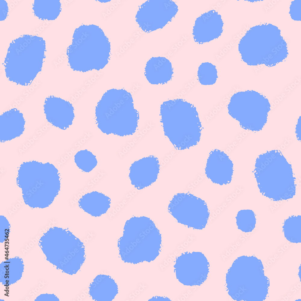 Grunge hand drawn vector spots . Abstract background. Brush grunge seamless pattern.