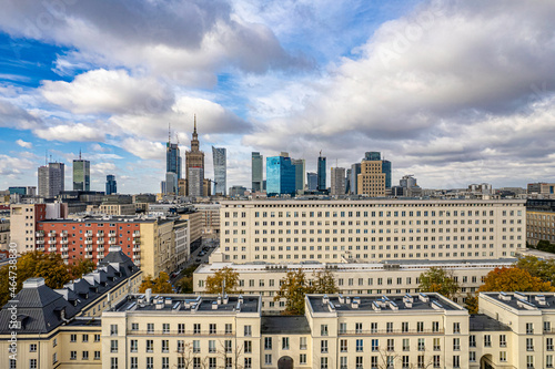 Obraz na płótnie Warszawa - NBP w salonie