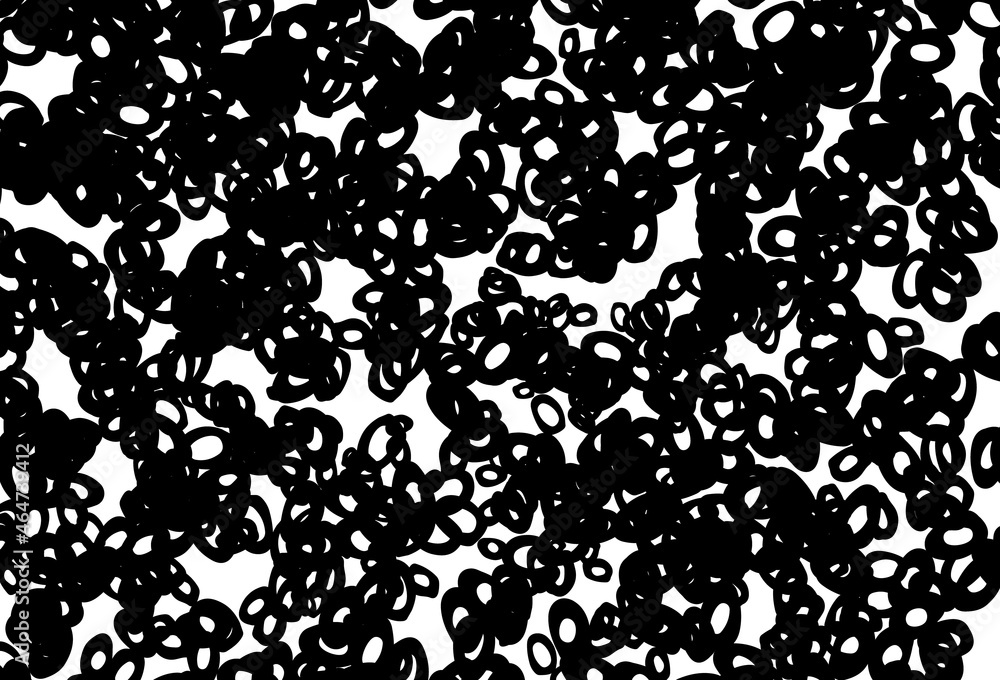 Black and white vector texture with disks. Black and white vector texture with disks.