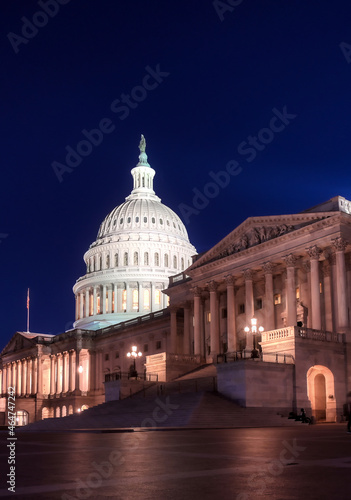 Photography The United States Capitol, the meeting place of the United States Congress, located on Capitol Hill at the eastern end of the National Mall in Washington, D