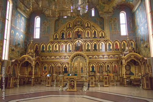 Interior of The Saint Alexander Nevsky Church in Kaliningrad  Russia.