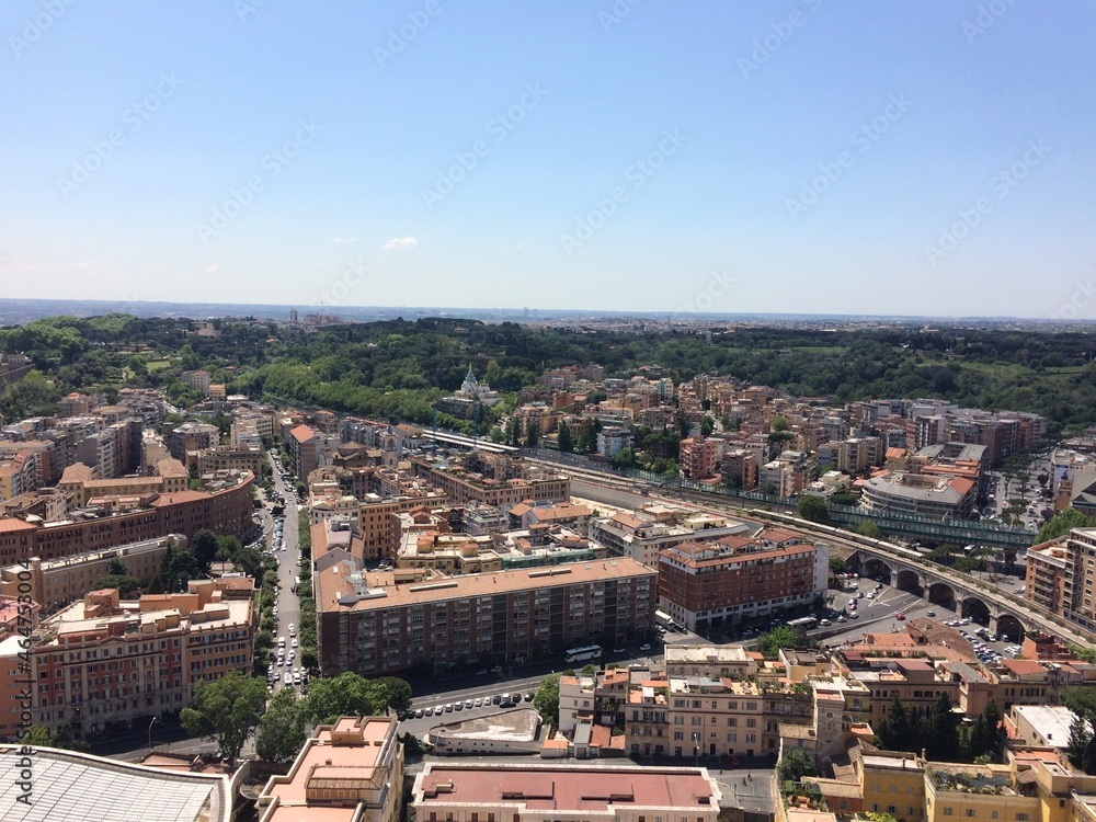 view of the city rome