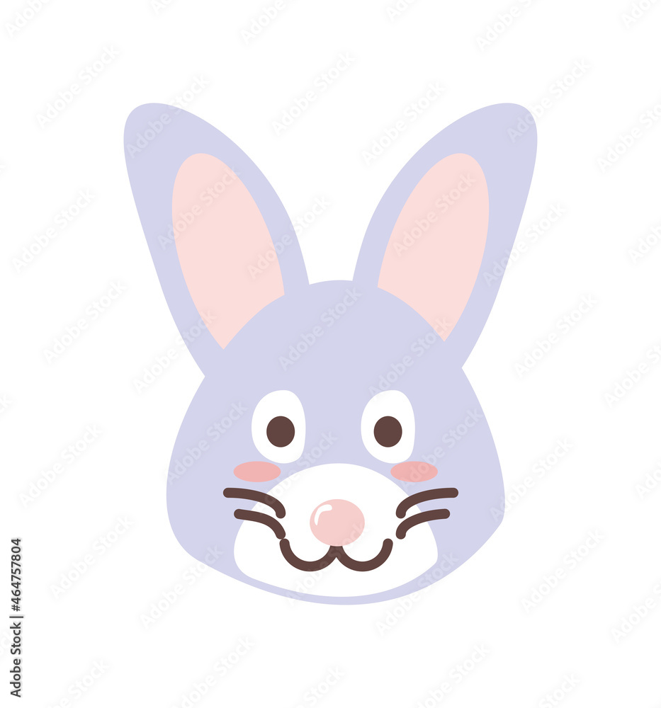 Obraz premium cute rabbit face