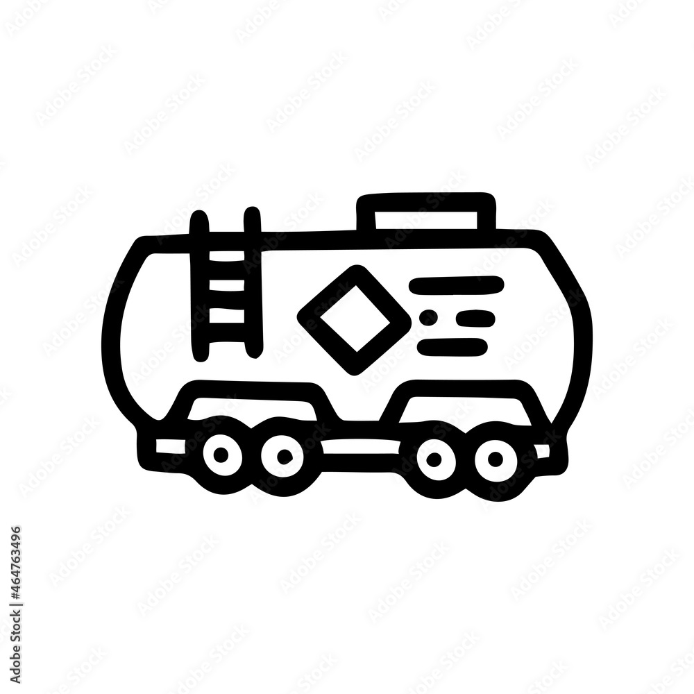fuel tank line vector doodle simple icon fuel tank line vector doodle simple icon