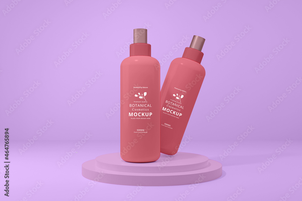 Body Spray Cosmetic products mockup Body Spray Cosmetic products mockup