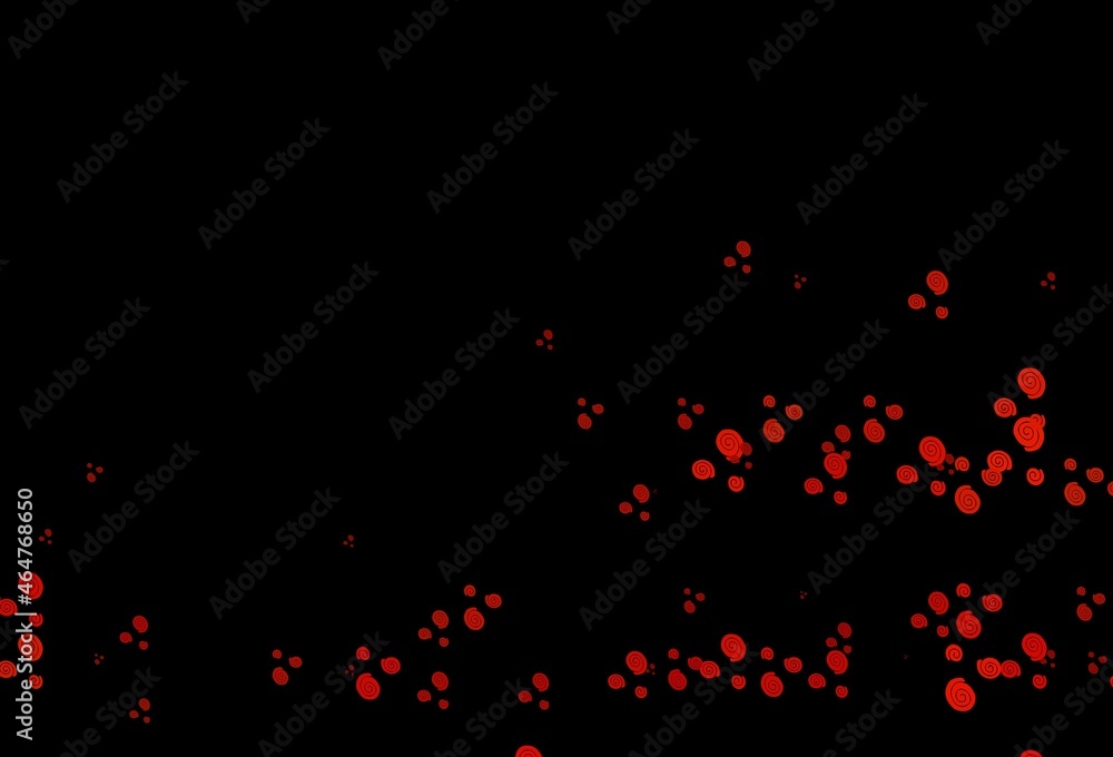 Dark Orange vector template with lava shapes. Dark Orange vector template with lava shapes.