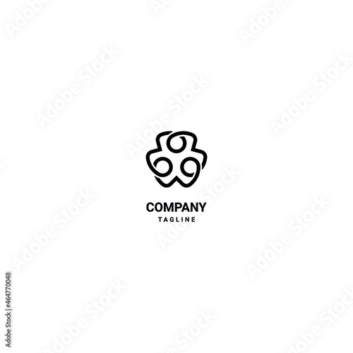 three leaf clover monogram logo