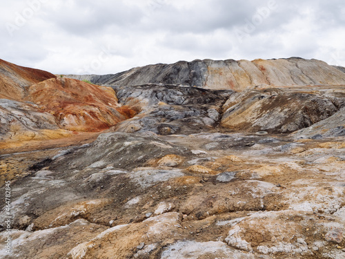 Fotografie A deposit of refractory clay