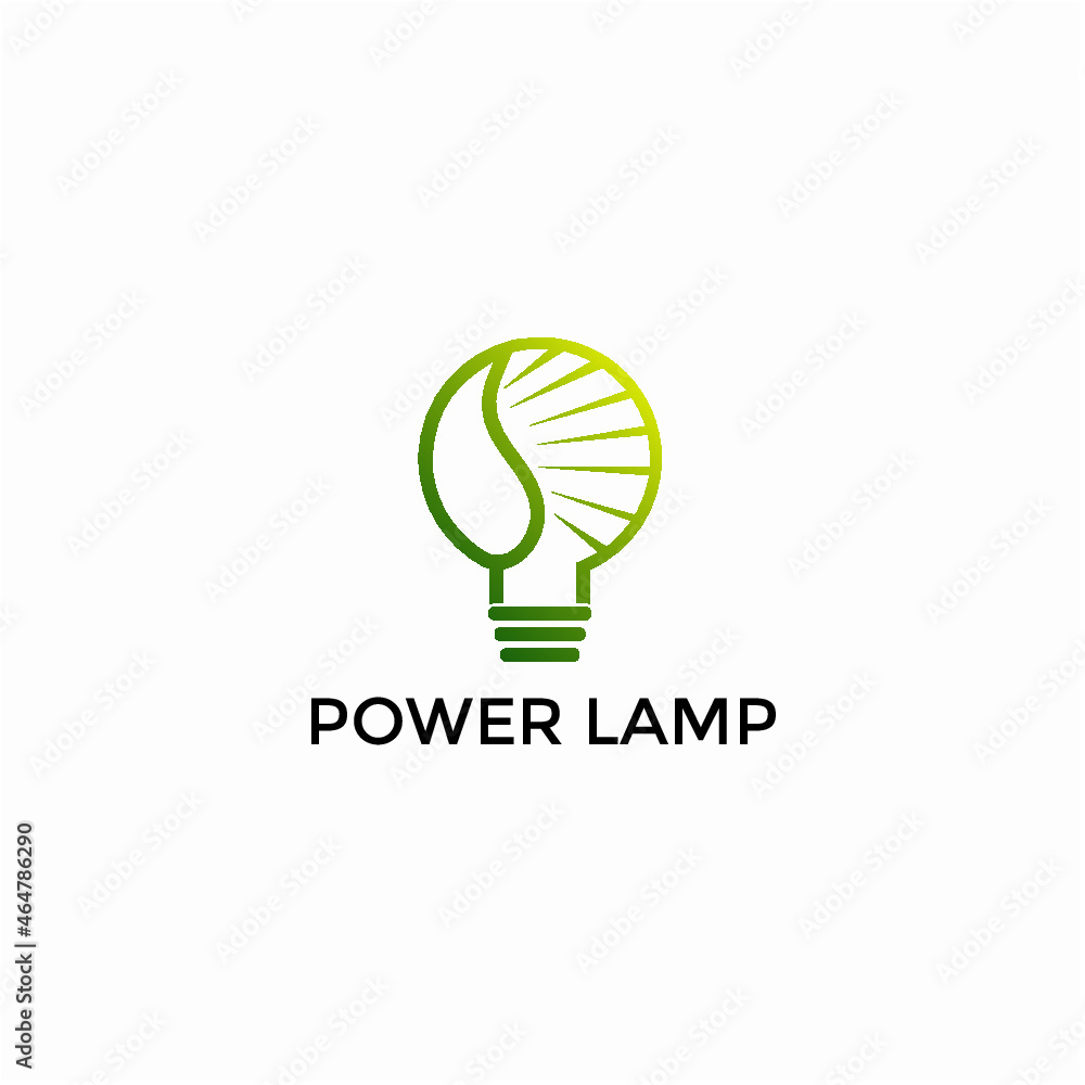 POWER LAMP LOGO, LEAF LOGO, LAMP NATURAL LOGO POWER LAMP LOGO, LEAF LOGO, LAMP NATURAL LOGO