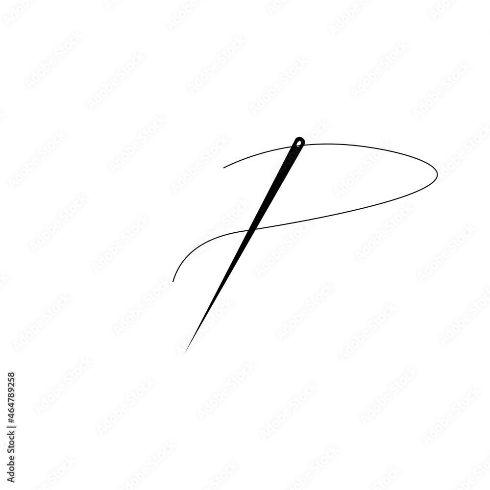 Needle icon logo vector Needle icon logo vector