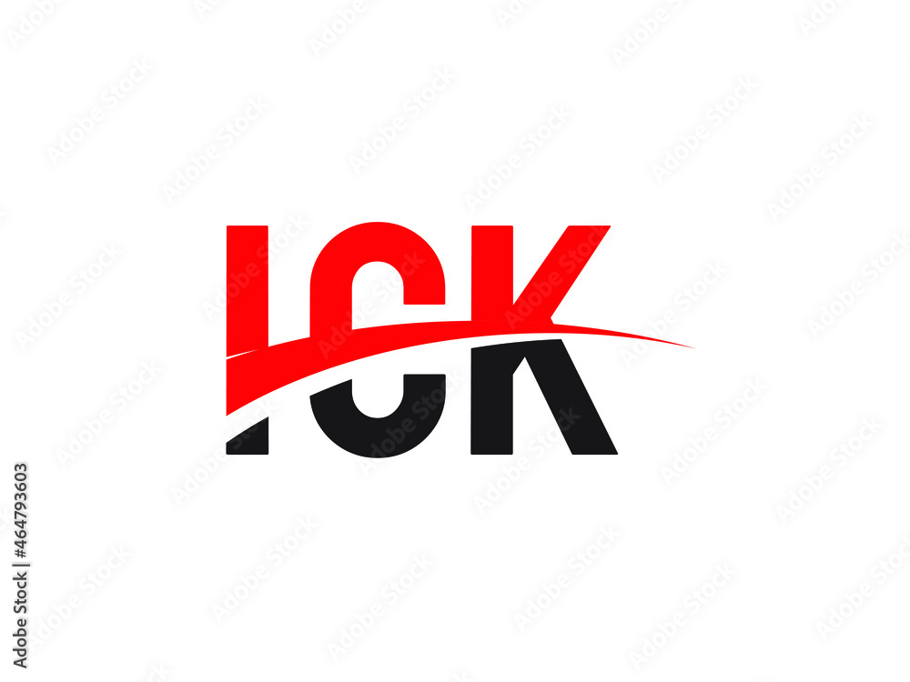 ICK Letter Initial Logo Design Vector Illustration ICK Letter Initial Logo Design Vector Illustration
