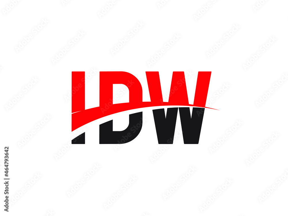 IDW Letter Initial Logo Design Vector Illustration IDW Letter Initial Logo Design Vector Illustration