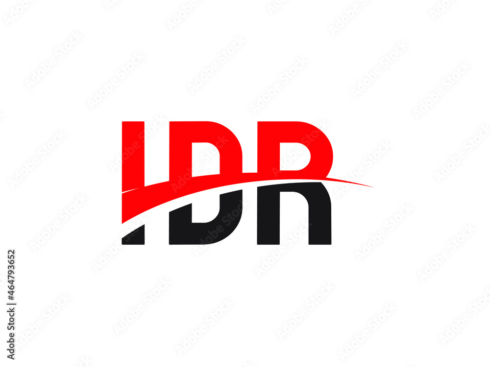 Obraz premium IDR Letter Initial Logo Design Vector Illustration