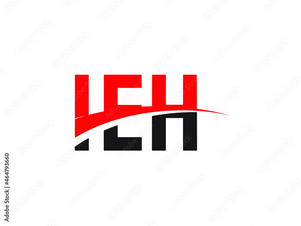 Obraz premium IEH Letter Initial Logo Design Vector Illustration