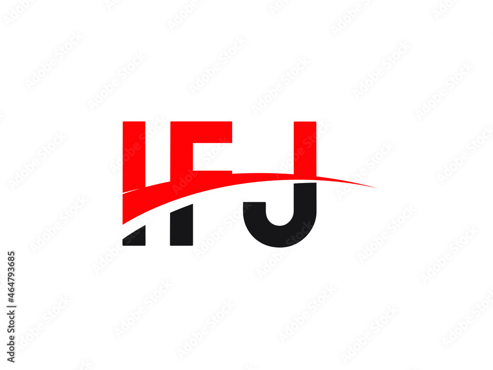 IFJ Letter Initial Logo Design Vector Illustration IFJ Letter Initial Logo Design Vector Illustration