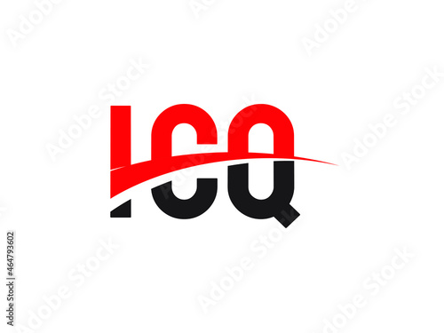 ICQ Letter Initial Logo Design Vector Illustration