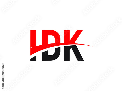 Free Download IDK Letter Initial Logo Design Vector Illustration - GFXLoad