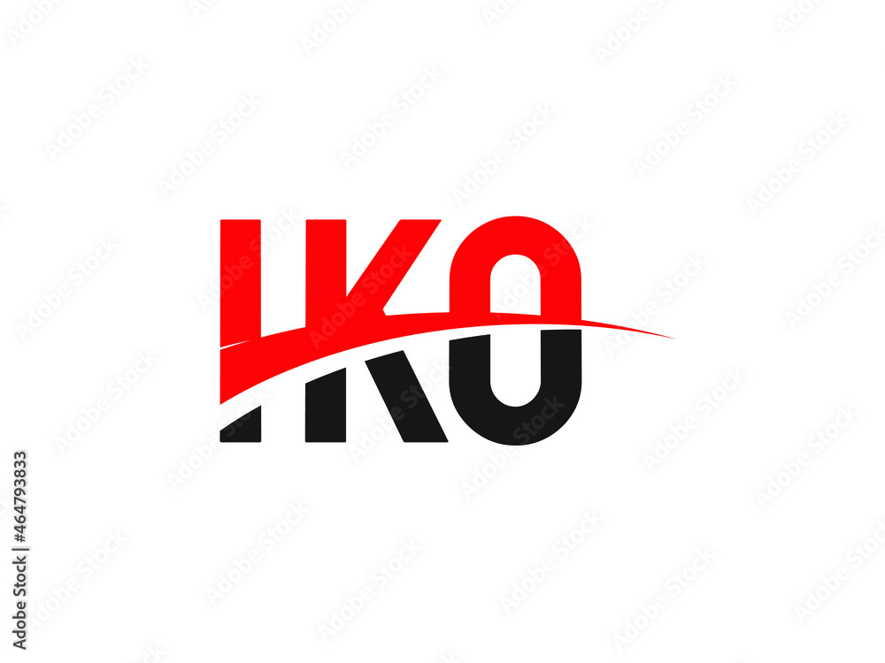 Obraz premium IKO Letter Initial Logo Design Vector Illustration
