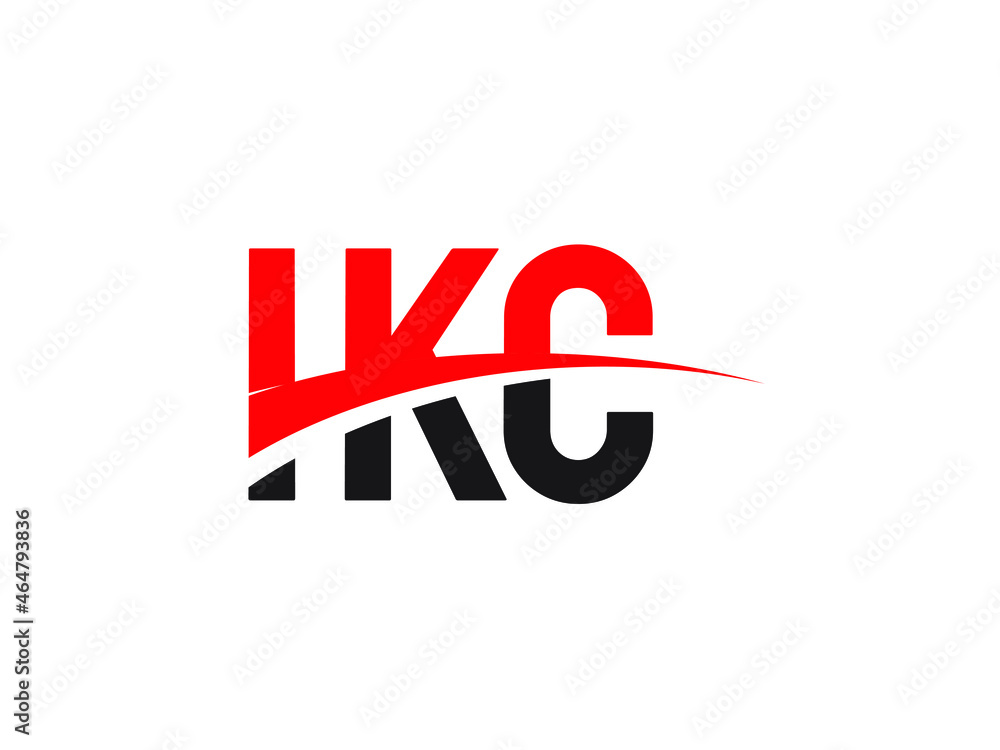 Obraz premium IKC Letter Initial Logo Design Vector Illustration