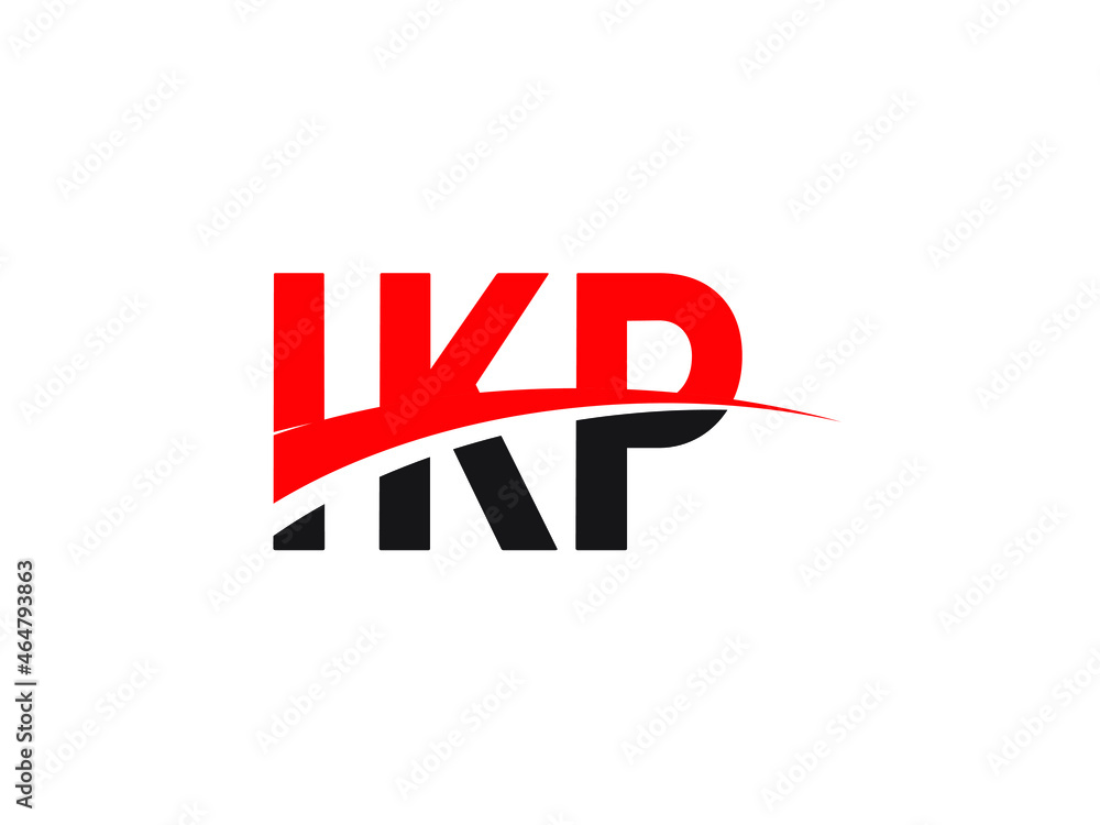 Obraz premium IKP Letter Initial Logo Design Vector Illustration
