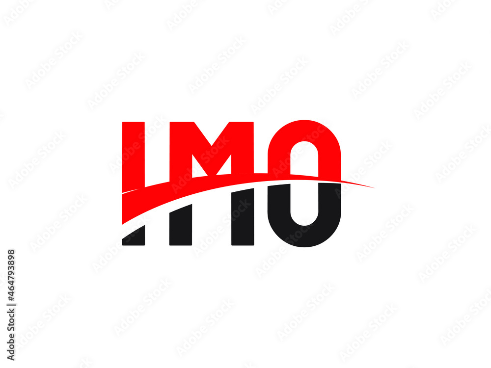 Fototapeta premium IMO Letter Initial Logo Design Vector Illustration