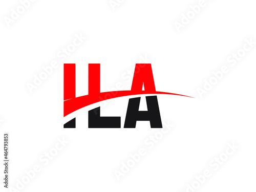 ILA Letter Initial Logo Design Vector Illustration