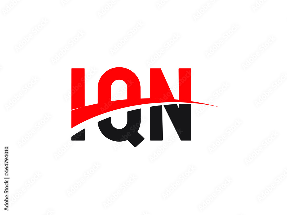 IQN Letter Initial Logo Design Vector Illustration