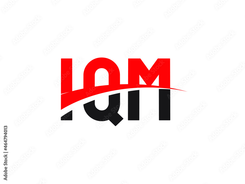 Obraz premium IQM Letter Initial Logo Design Vector Illustration