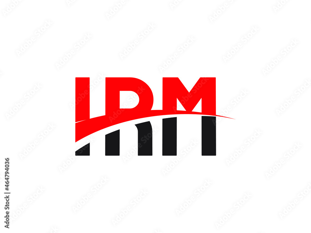 Obraz premium IRM Letter Initial Logo Design Vector Illustration