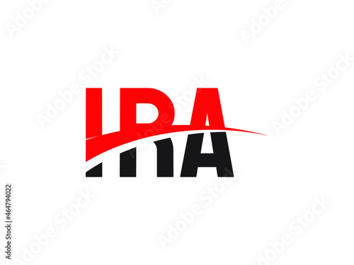 IRA Letter Initial Logo Design Vector Illustration