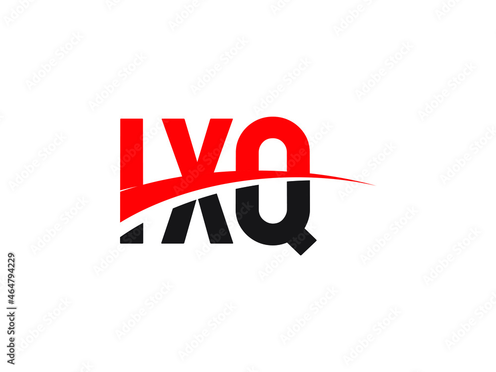 Obraz premium IXQ Letter Initial Logo Design Vector Illustration