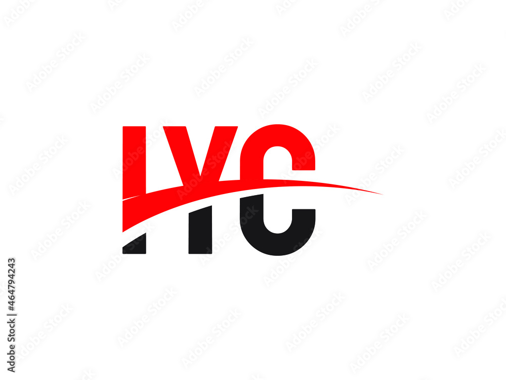 Obraz premium IYC Letter Initial Logo Design Vector Illustration
