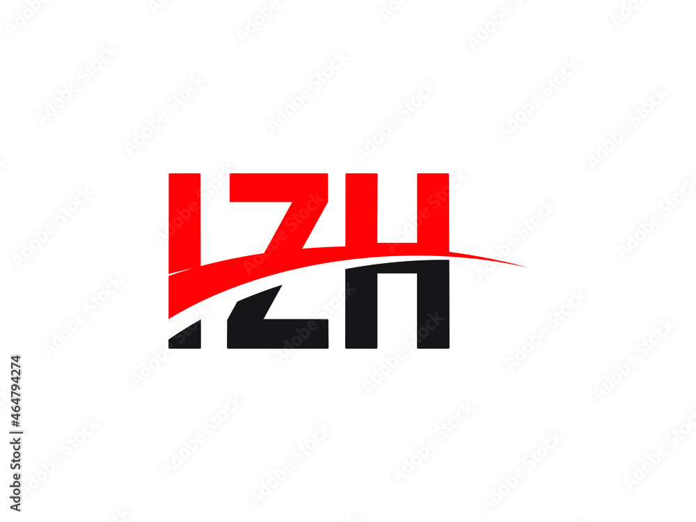 IZH Letter Initial Logo Design Vector Illustration IZH Letter Initial Logo Design Vector Illustration