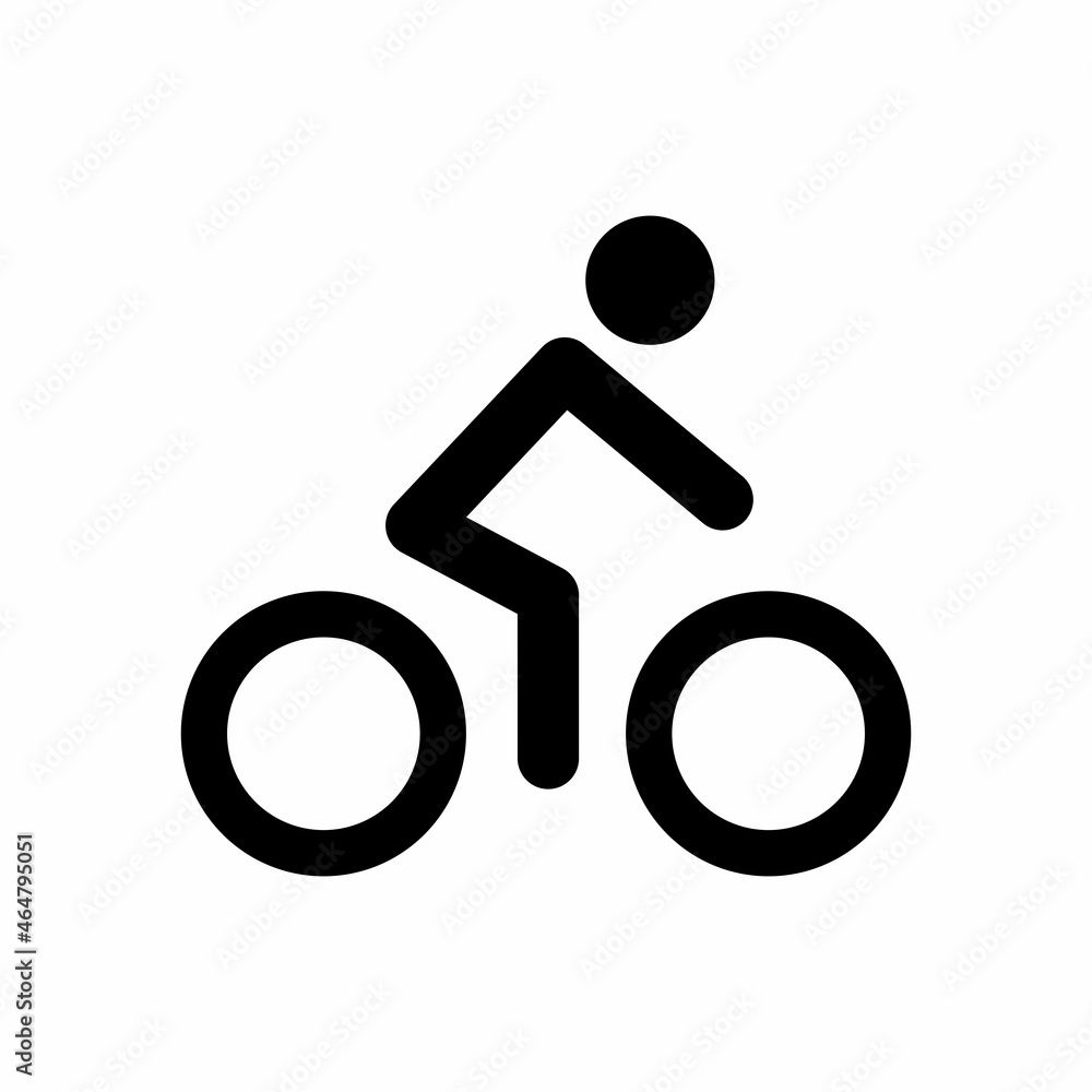 Man with bike icon. Simple bike transportation icon. High quality and suitable for your design. Flat design vector illustration on a white background. Man with bike icon. Simple bike transportation icon. High quality and suitable for your design. Flat design vector illustration on a white background.