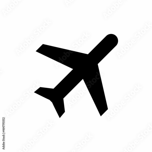 Airplane icon. Simple airplane transportation icon. High quality and suitable for your design. Flat design vector illustration on a white background.