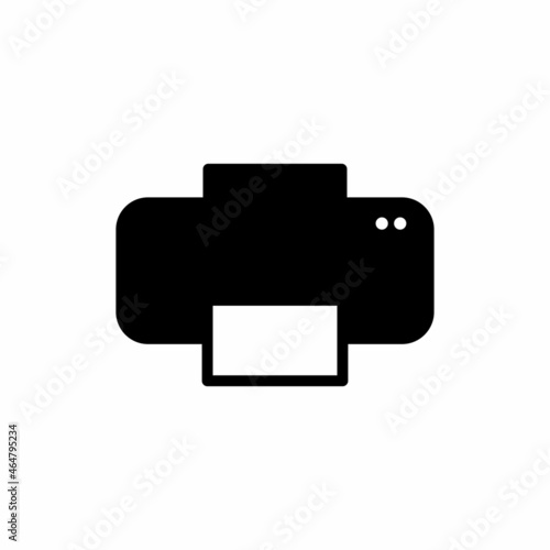 Printer icon. Simple, high quality and suitable for your design. Flat design vector illustration on a white background.