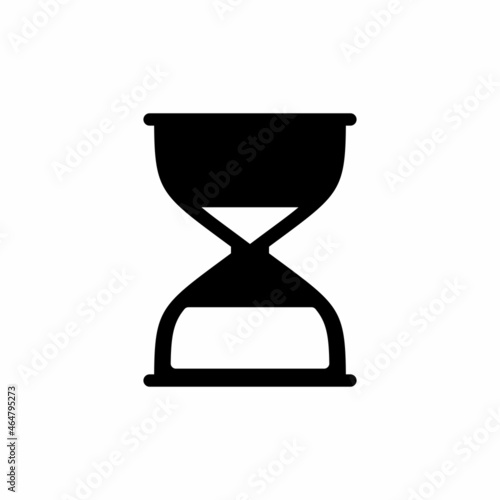 Sand hourglass icon. Simple, high quality and suitable for your design. Flat design vector illustration on a white background. Time, loading, duration, measure.