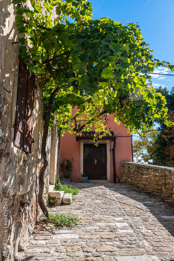 Views of the picturesque historic medieval hill village of Buje in Istria, Croatia Views of the picturesque historic medieval hill village of Buje in Istria, Croatia