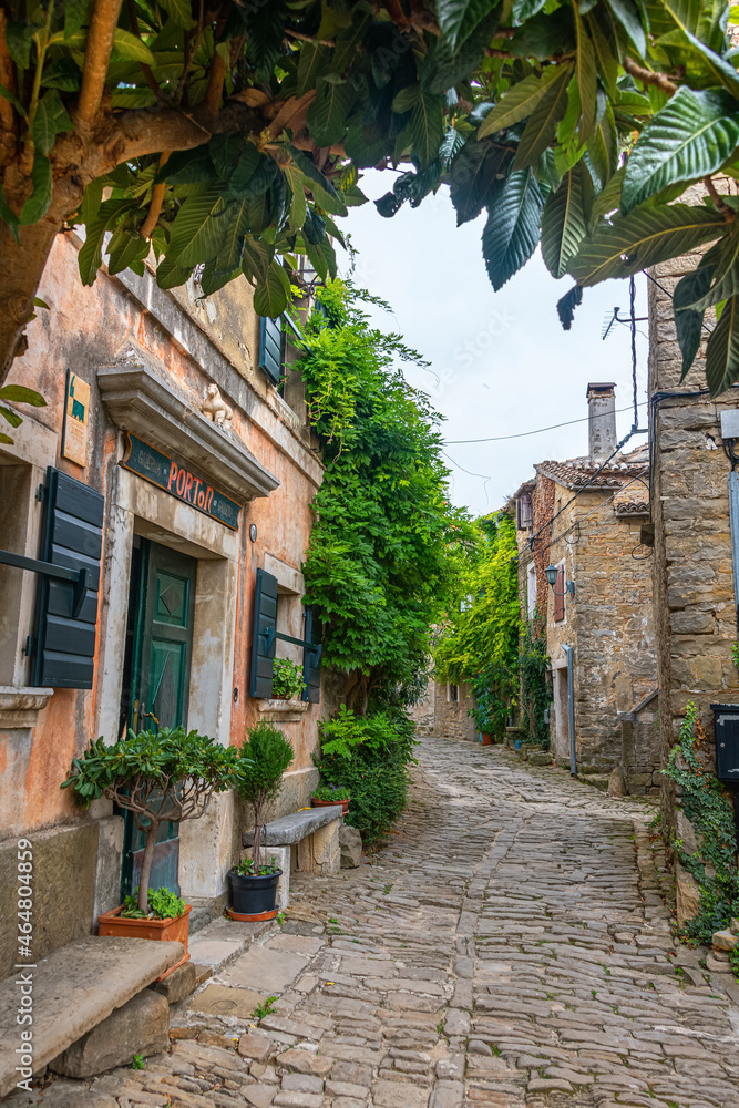 Views and Impressions of the little artists Village Groznjan, Istria, Croatia