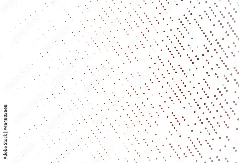 Light Red vector cover with spots. Light Red vector cover with spots.