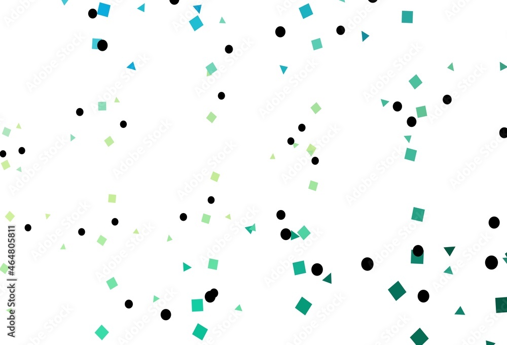 Light Green, Yellow vector texture in poly style with circles, cubes. Light Green, Yellow vector texture in poly style with circles, cubes.