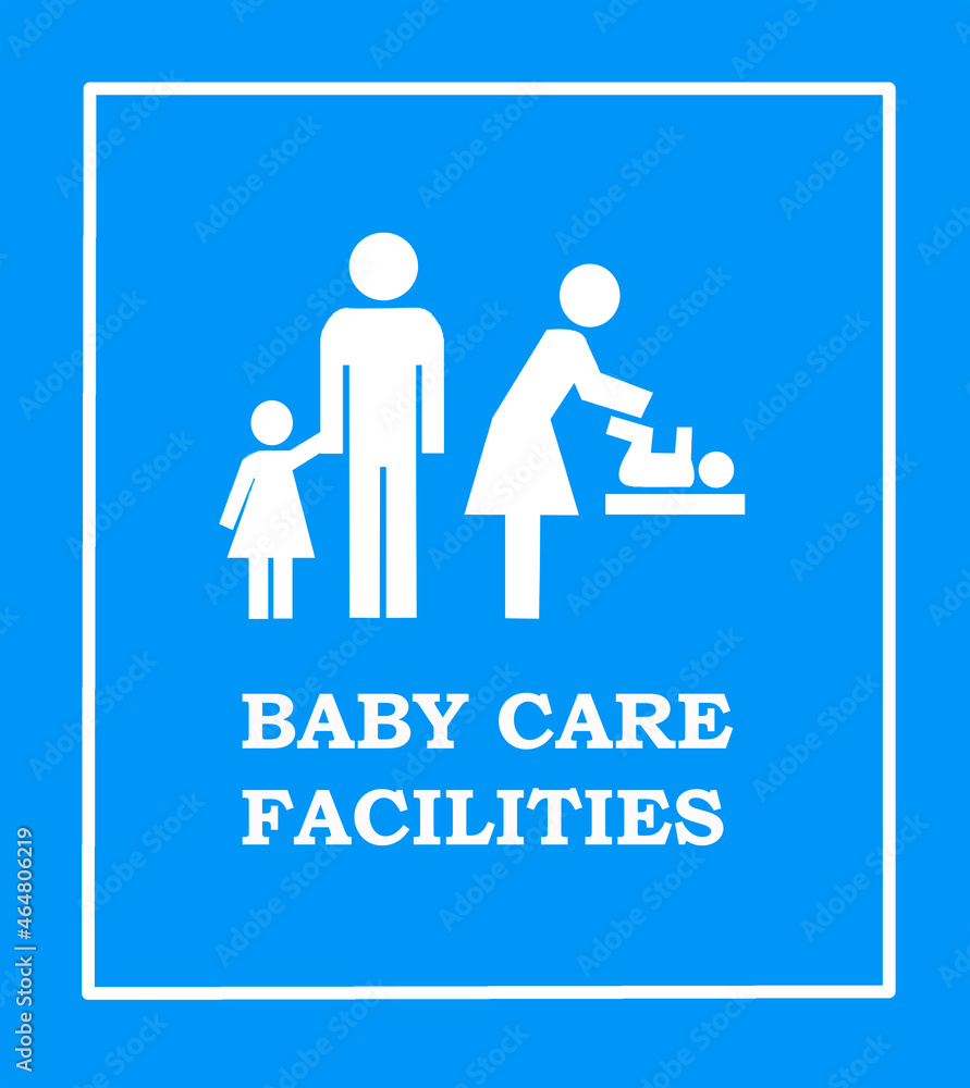 Sign of Baby Care Facilities for Public Information , Sign of Baby Care Facilities for Public Information ,