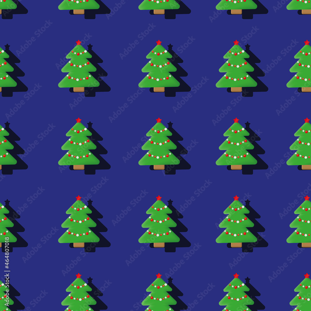seamless christmas pattern with christmas tree seamless christmas pattern with christmas tree