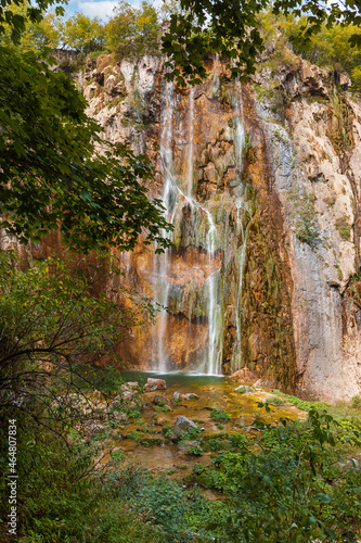 Plitvice National Park, Croatia. Waterfall