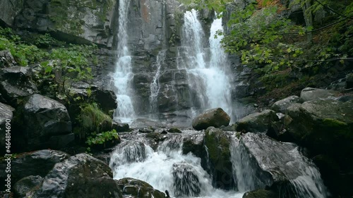 The beautiful Dardagna waterfalls, Corno alle Scale natural park, Lizzano in Belvedere, Italy photo