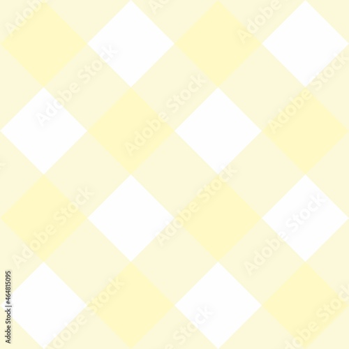 Seamless yellow and white vector background - checkered pattern or grid texture for web design ,desktop wallpaper or culinary blog website