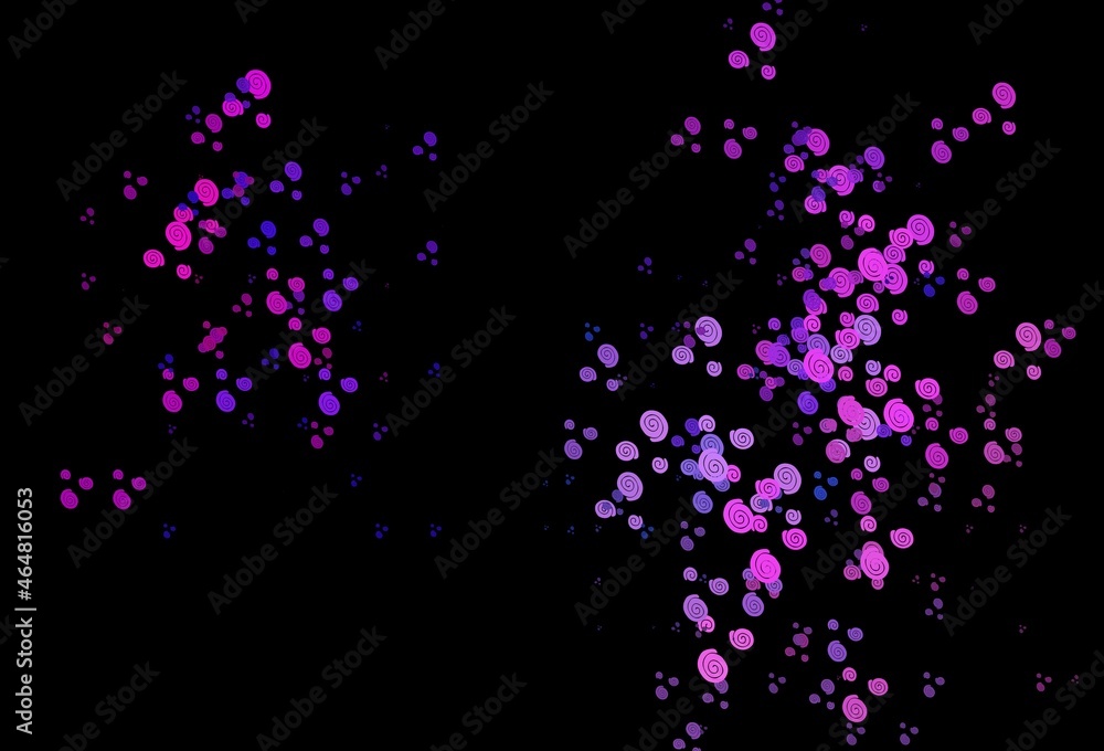 Dark Pink, Blue vector template with abstract lines. Dark Pink, Blue vector template with abstract lines.
