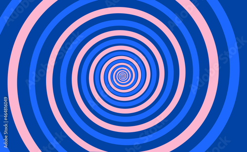 Colorful spiral background. Hypnotic  dynamic vortex. Vector illustration