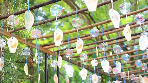 Wallpaper Mural 日本の夏/風にそよぐ風鈴/蝉の声 Torontodigital.ca