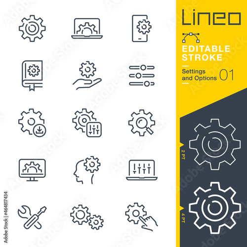 Lineo Editable Stroke - Settings and Options line icons